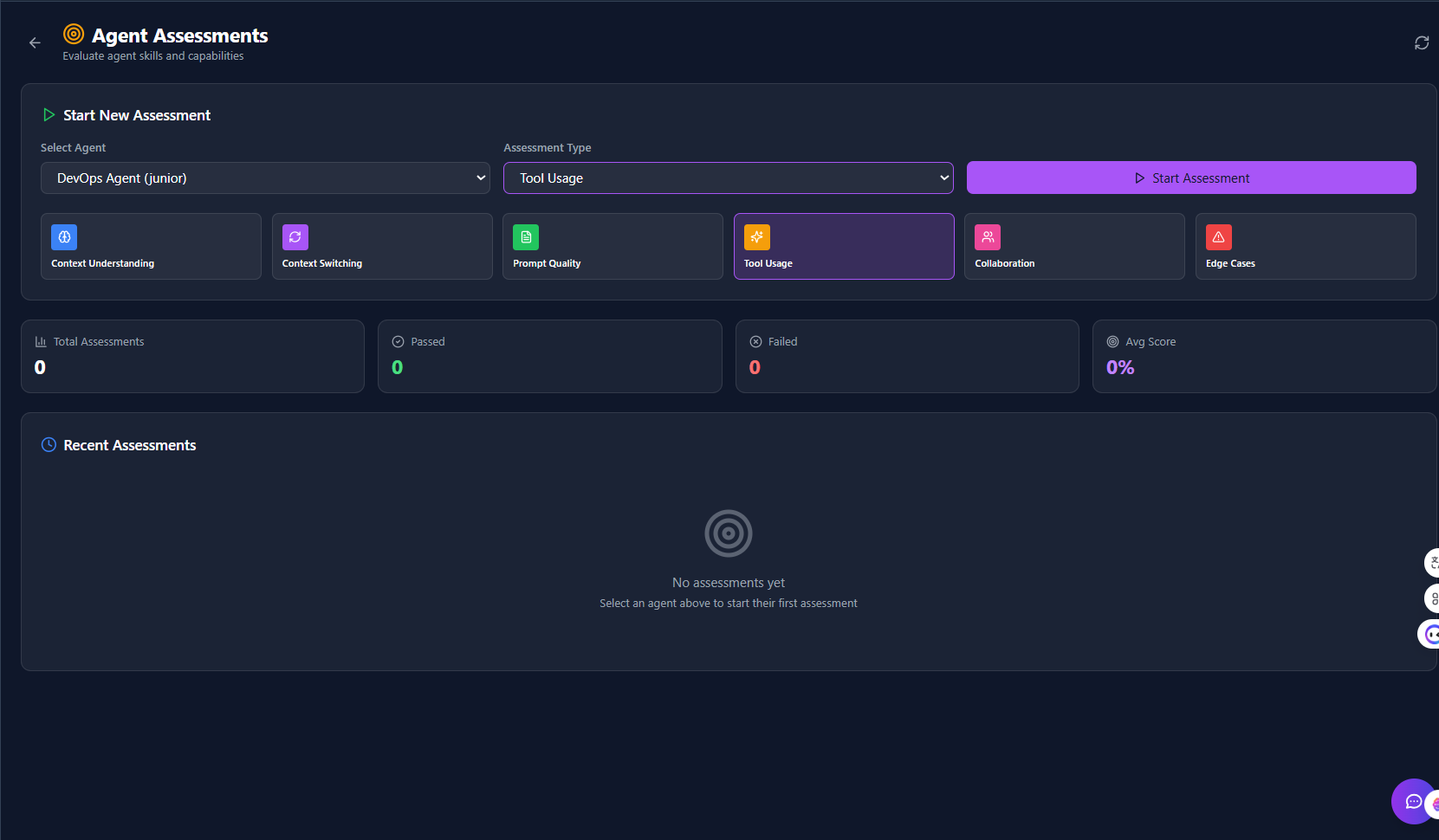Agent Assessment System