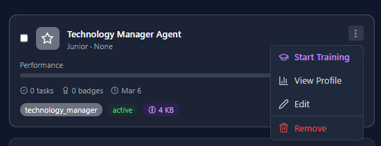 Agent Features