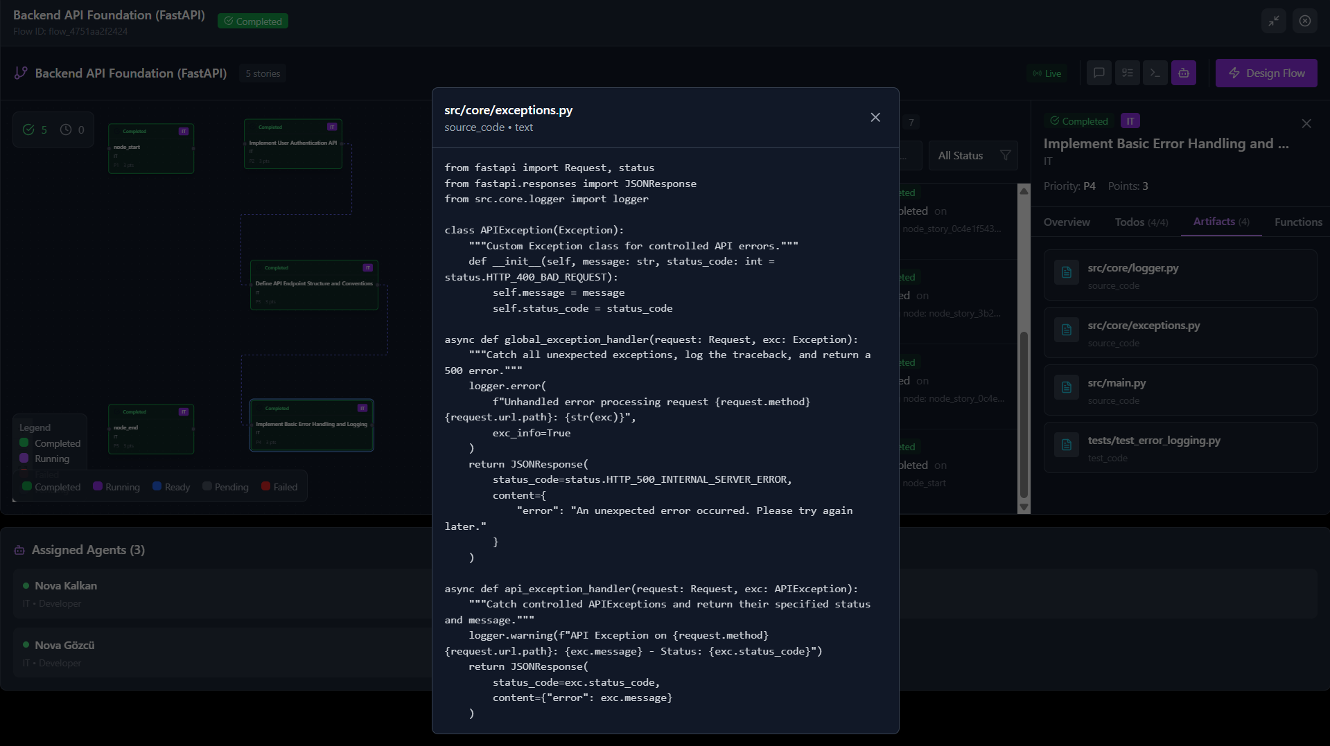 Orion Main Application
