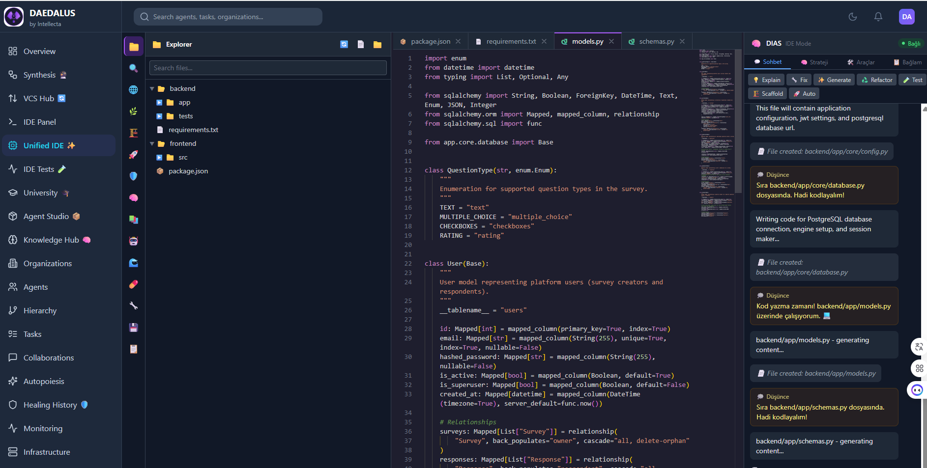 Model.py creation